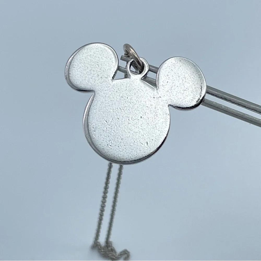 Disney Sterling Silver 925 Mickey Mouse Necklace Collector’s Edition